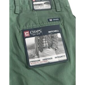 NWT Ralph Lauren CHAPS Mitchell‎ Relaxed Flat Front Chinos Pants Mens 36 X 32